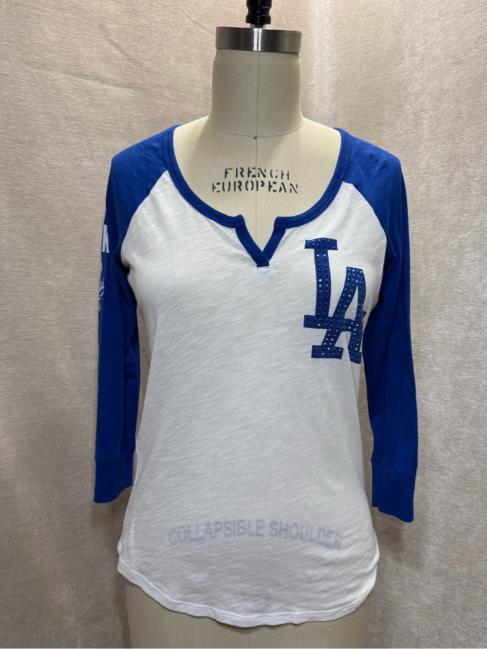 PINK Victoria's Secret LA Dodgers Baseball Tee | Medium